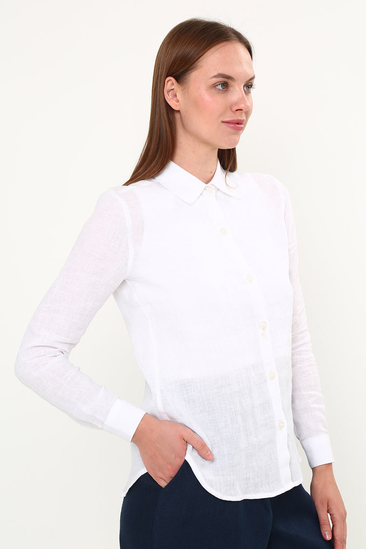 Keten Slim Fit Gömlek