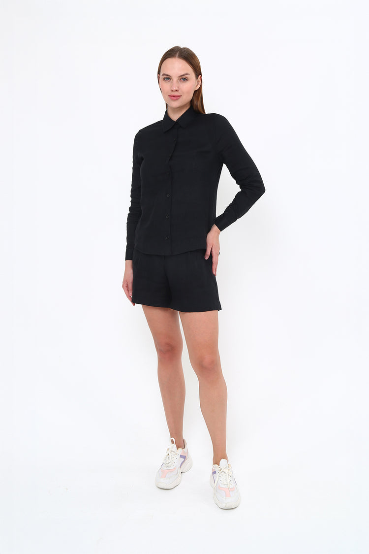 Keten Slim Fit Gömlek