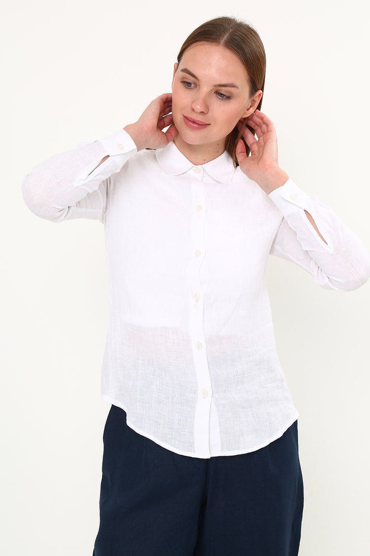 Keten Slim Fit Gömlek