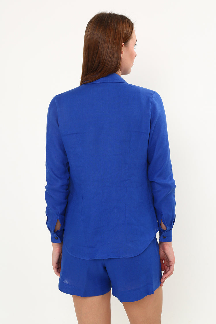 Keten Slim Fit Gömlek